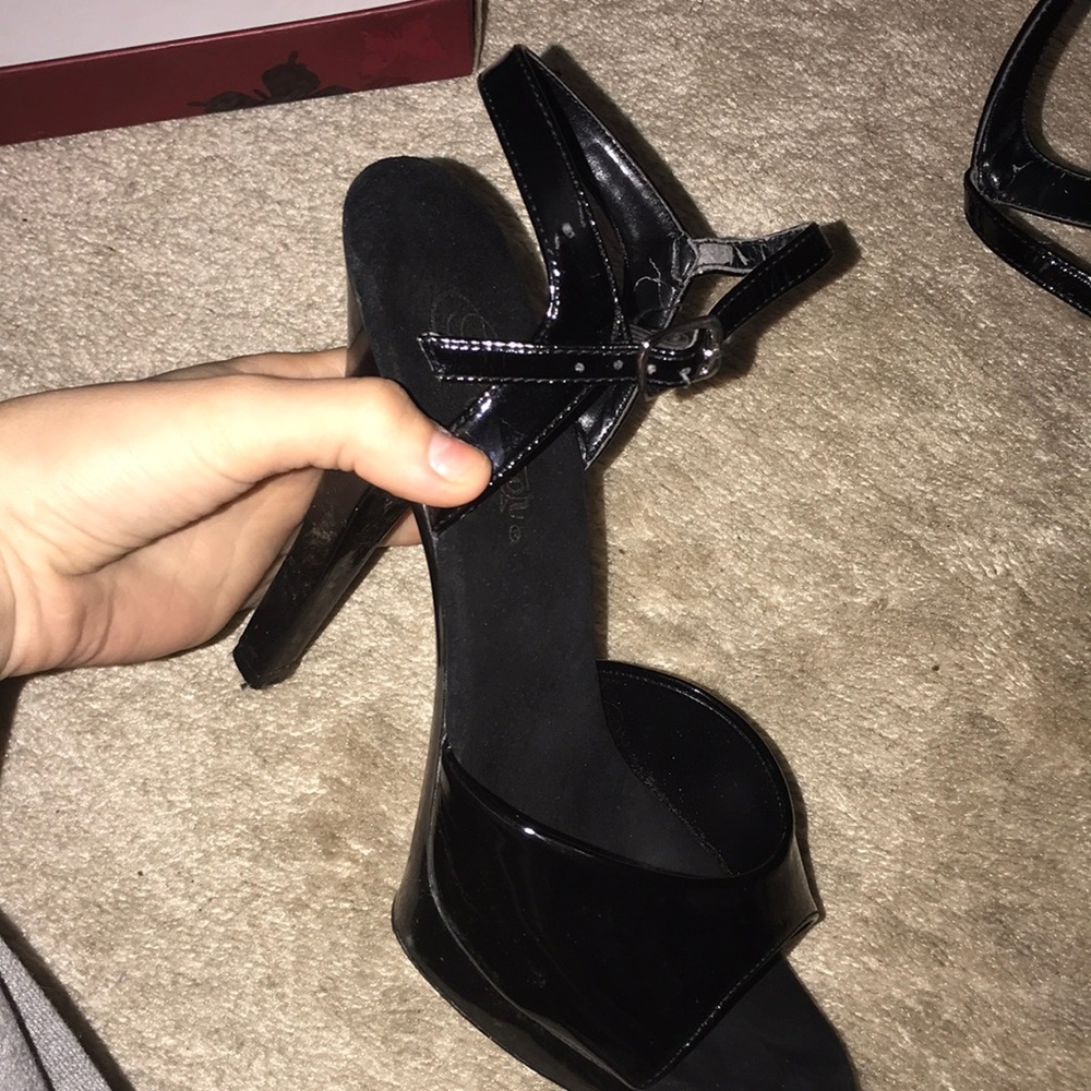 Pleaser Black Heels